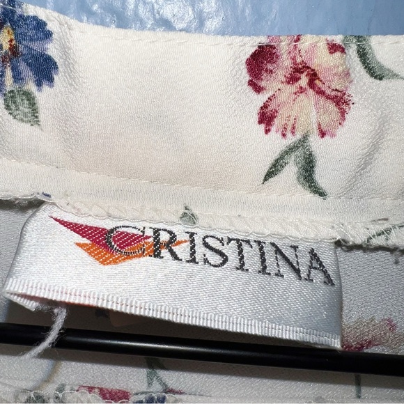 Vintage Floral midi skirt Size 10 - Picture 5 of 7